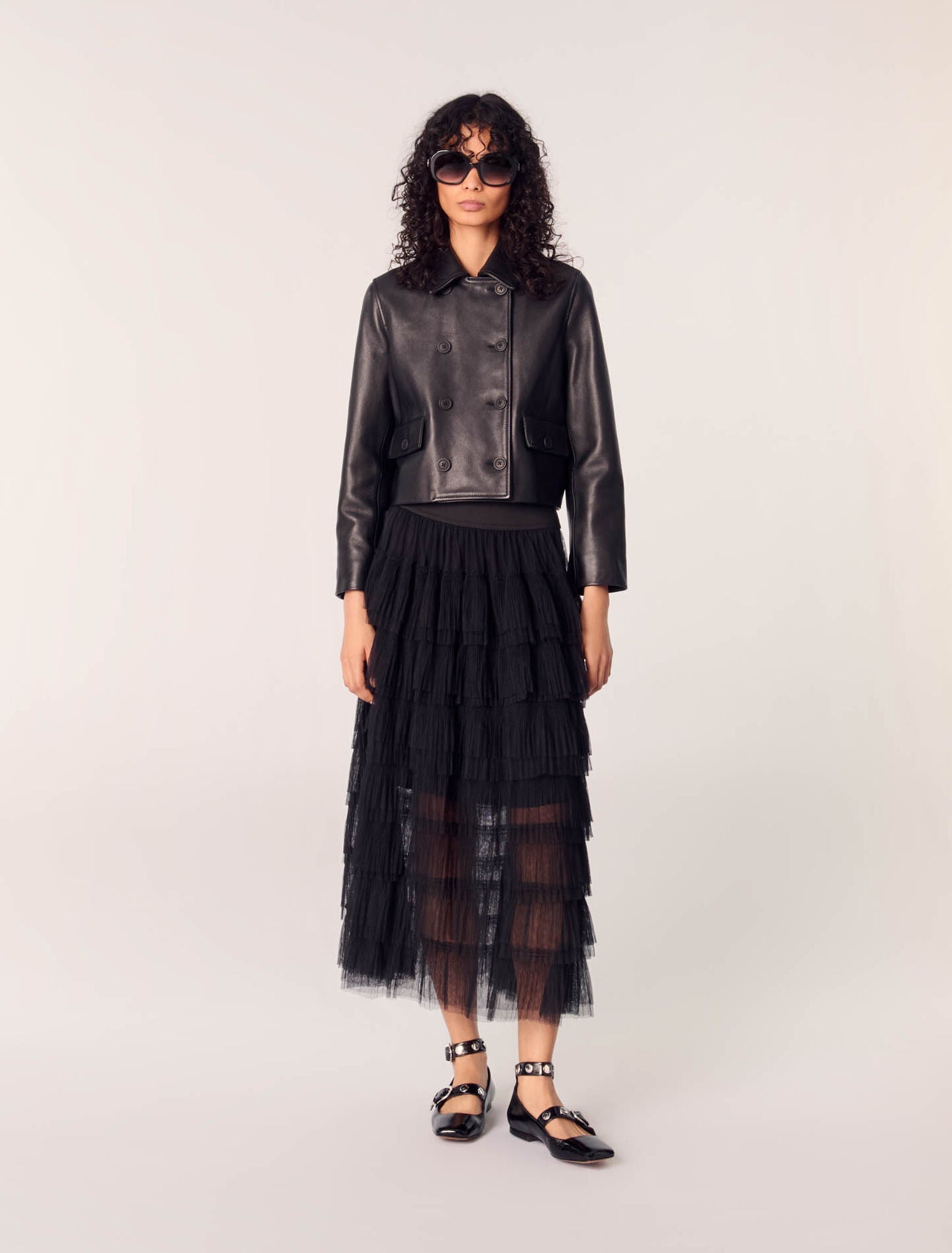 Buy Tulle Midi Skirt Online at Maje KSA - Main Image