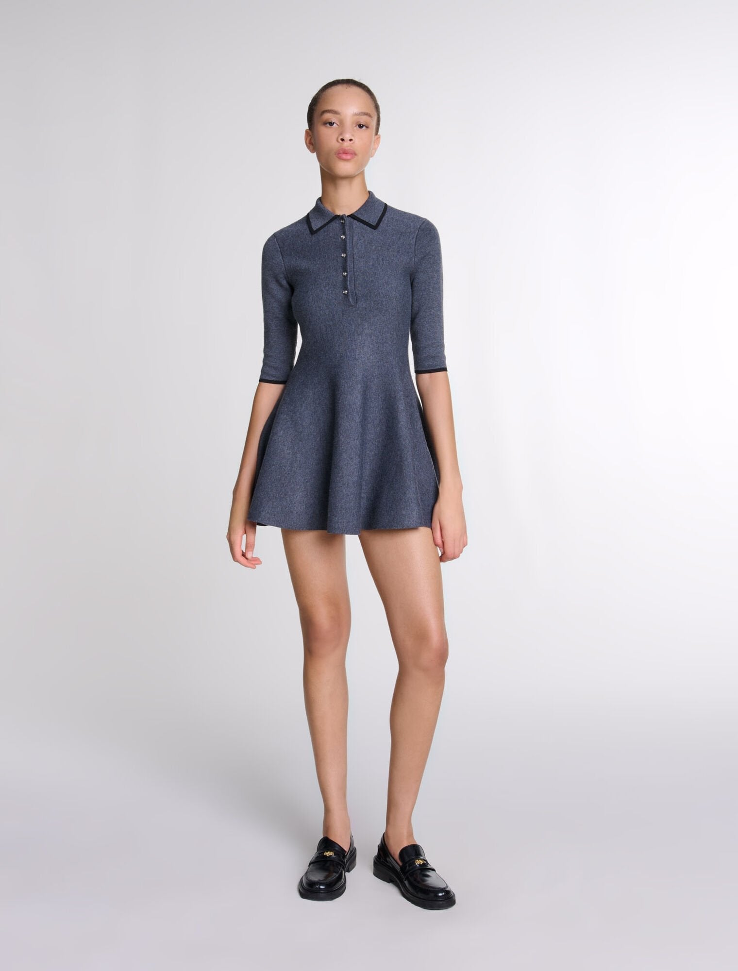 Shop Short Knit Dress for Women Online Maje KSA