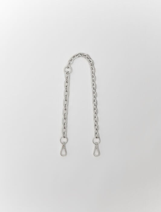 Silver-featured-chain shoulder strap