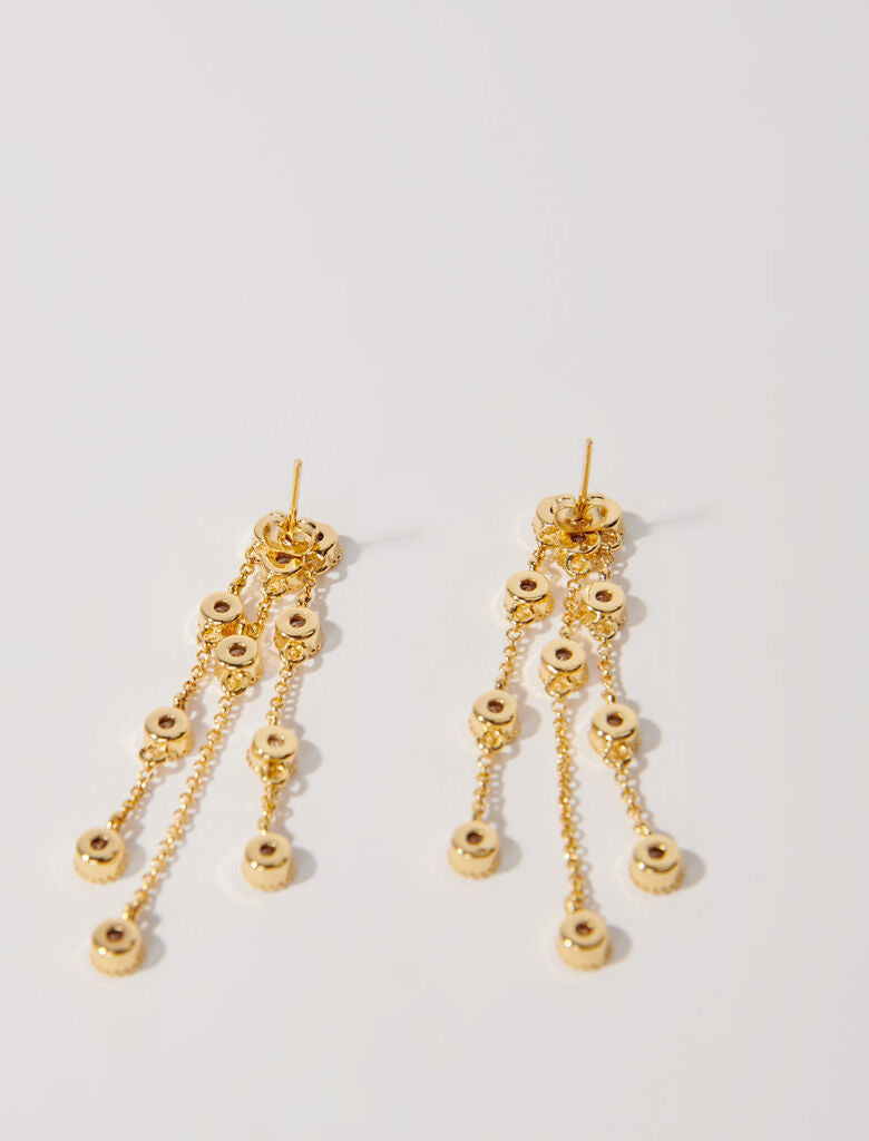 Gold-GOLD-PLATED RECYCLED BRASS EARRINGS