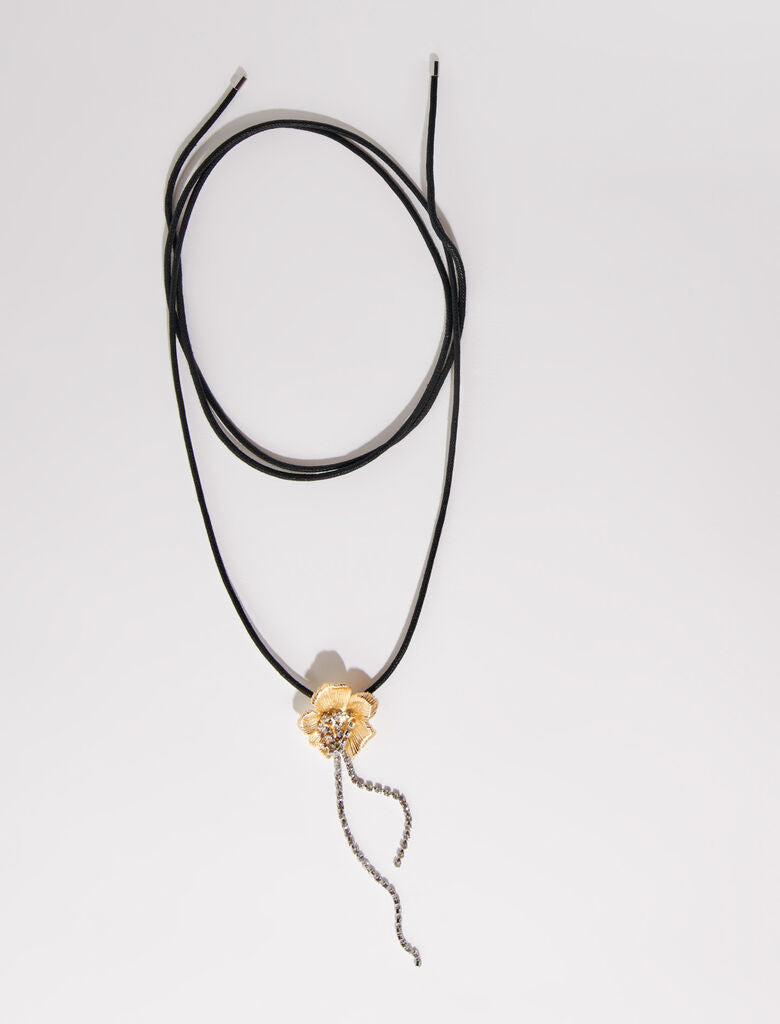 Gold  -flowernecklace