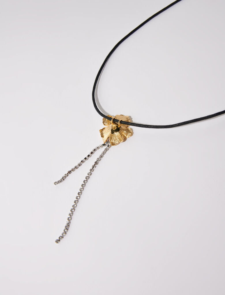 Gold  -flowernecklace