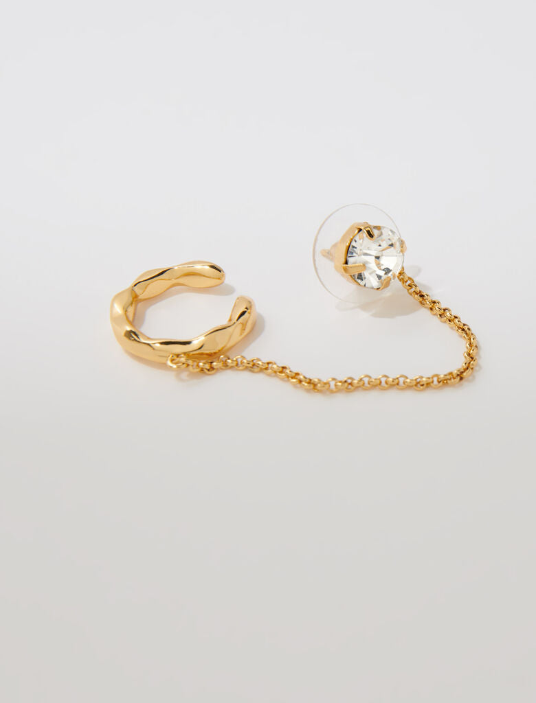 Gold-Chain earring