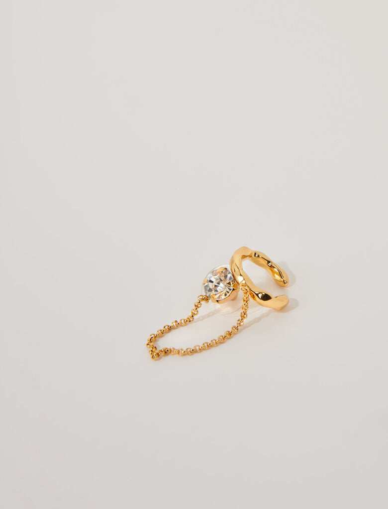 Gold-Chain earring