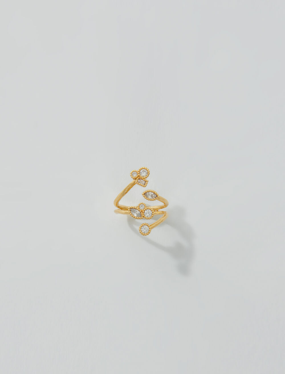 Gold-featured-Rhinestone-embellished ring