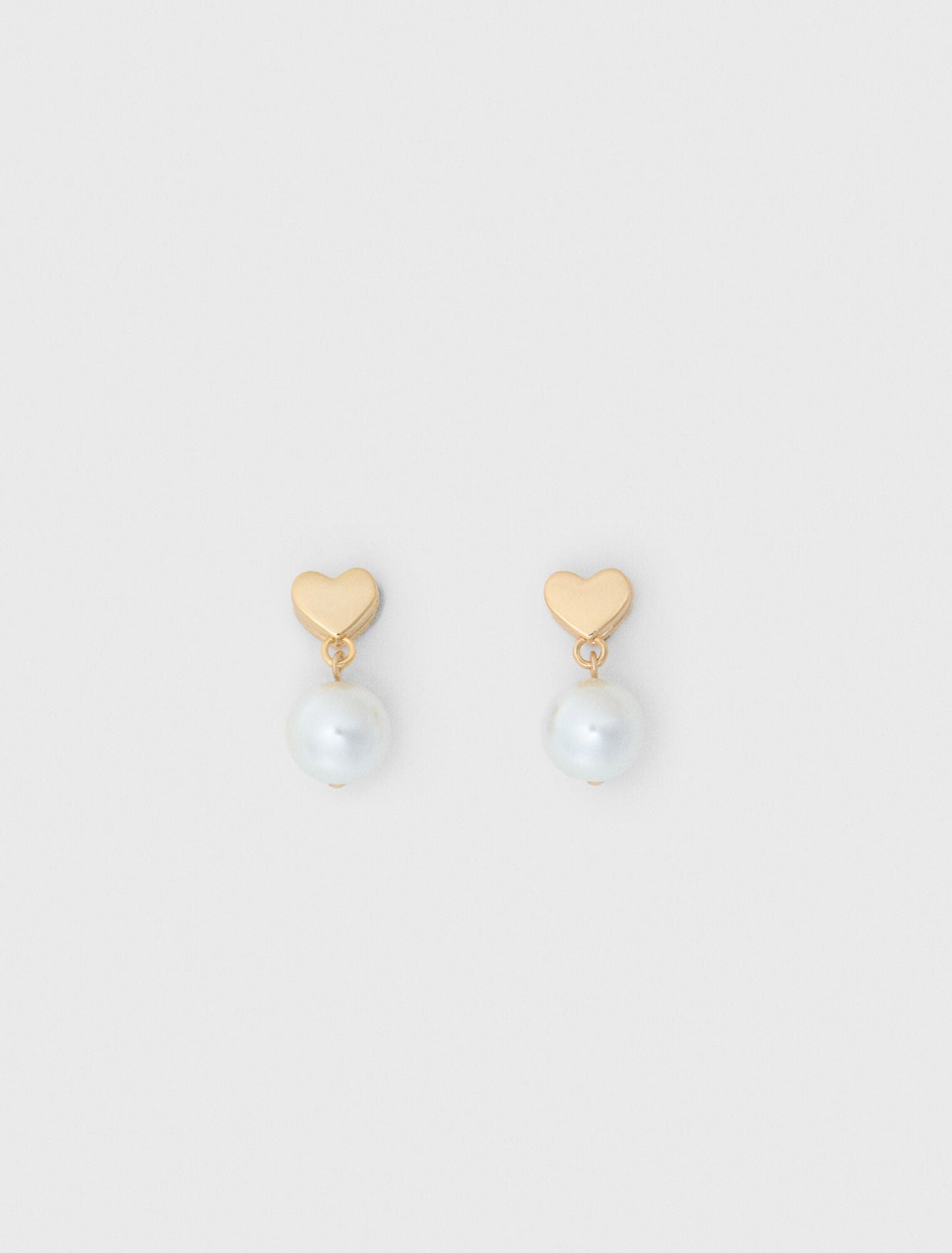 Bead Earrings Gold
