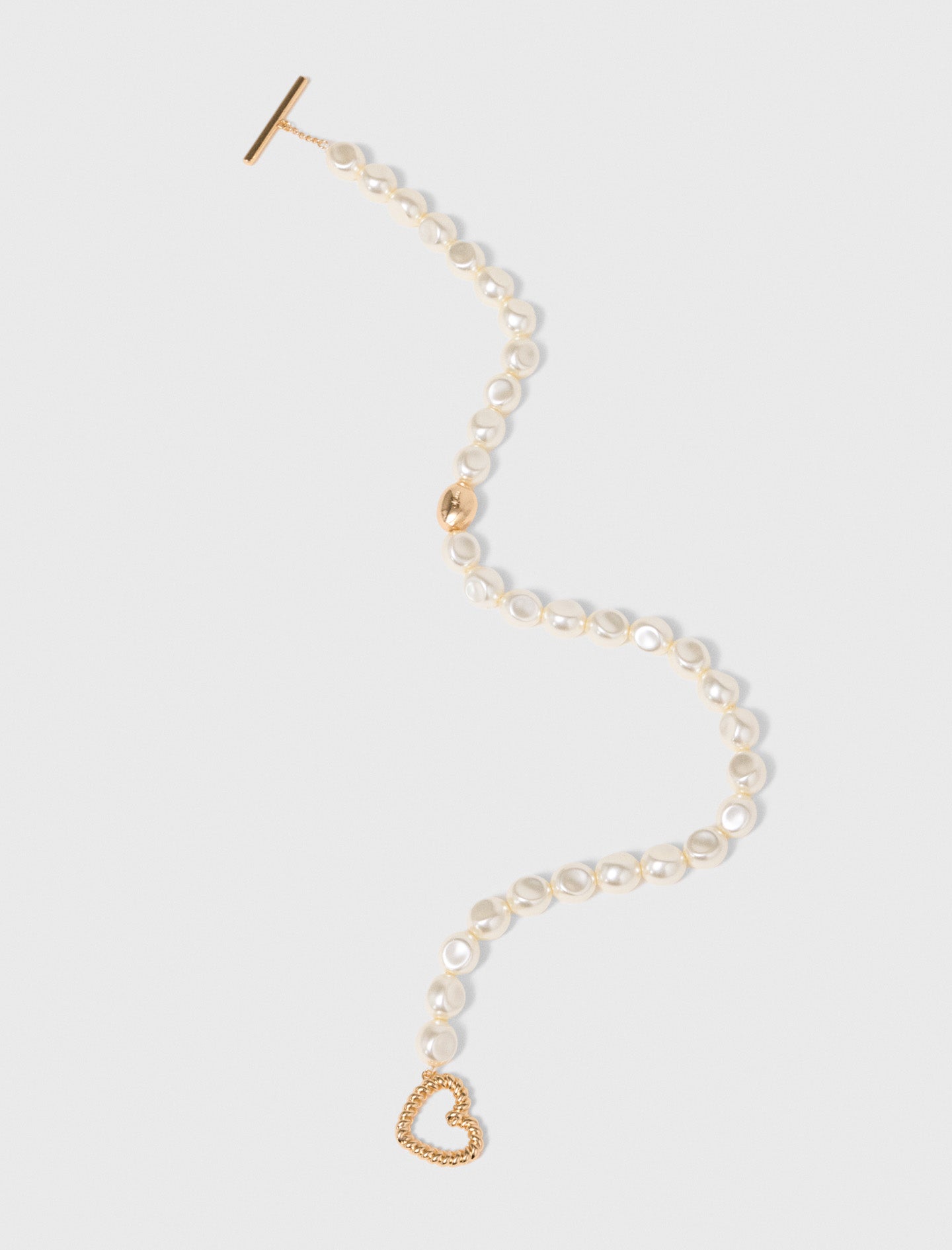 Pearl choker necklace Gold