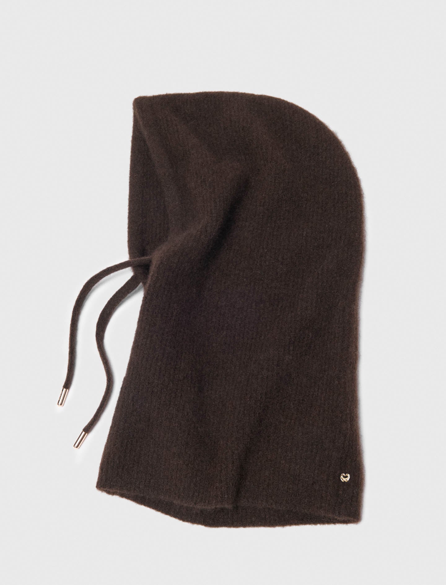 Yak wool balaclava Dark Brown