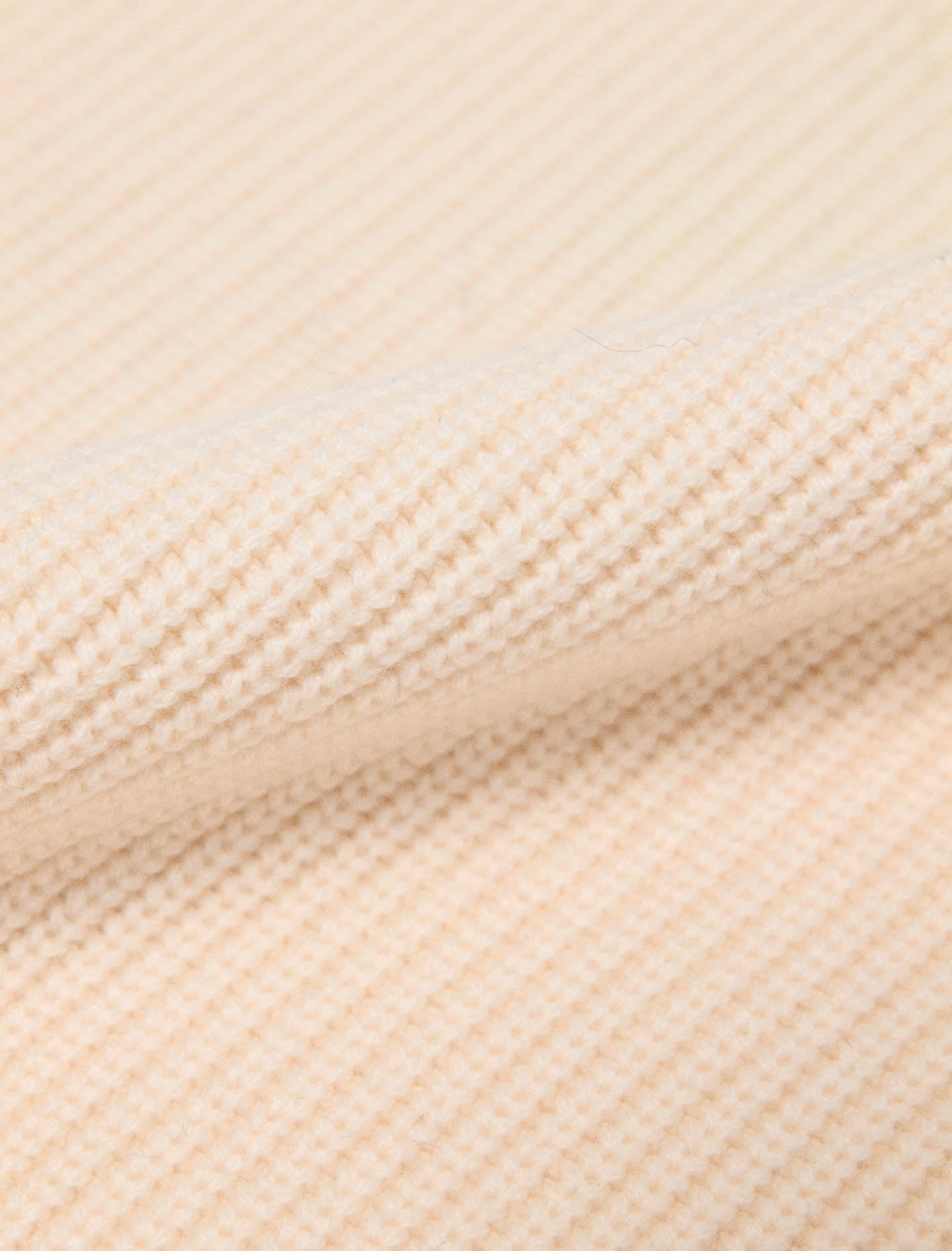 Long knit collar Ecru