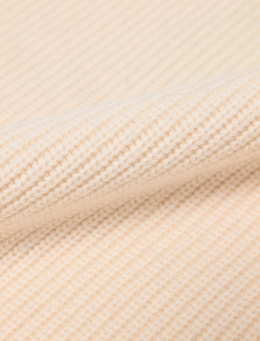 Long knit collar Ecru