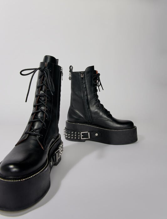 Punk on sale combat boots