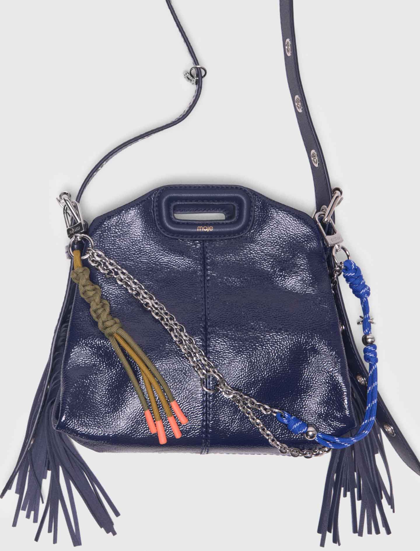 Chain & Cord Mix Bag Charms Multi-Coloured