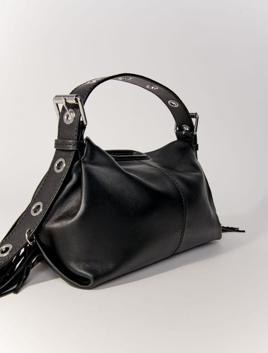 Black  -smoothleathermissmbag