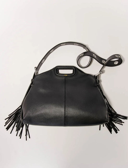 Black  -Smooth leather Miss M bag