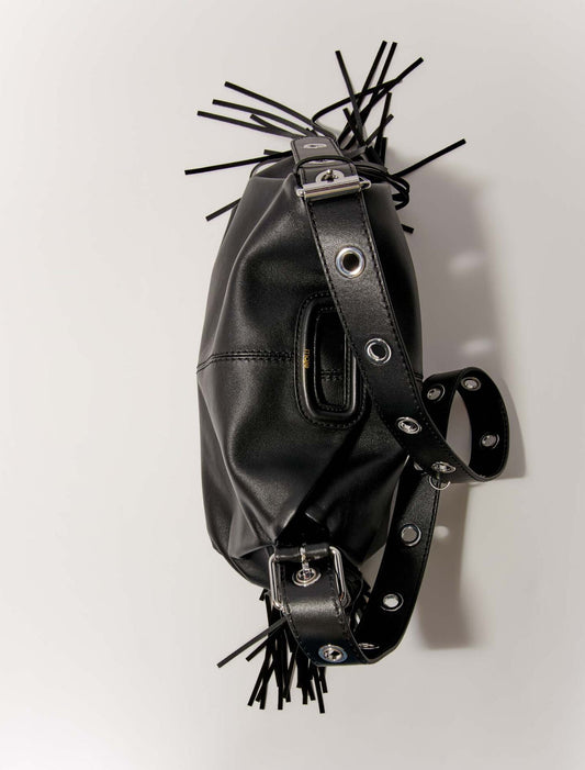 Black  -Smooth leather Miss M bag