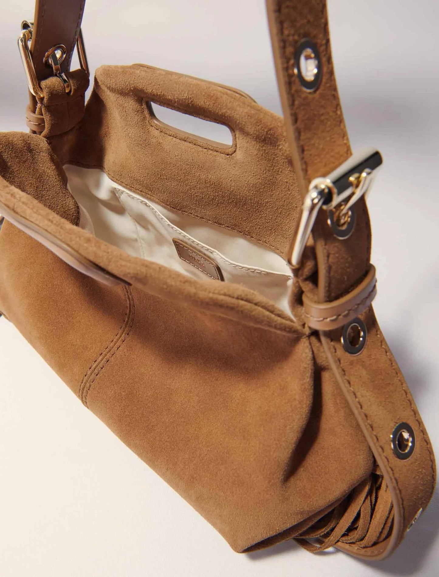 Camel-Miss M Shoulder Bag