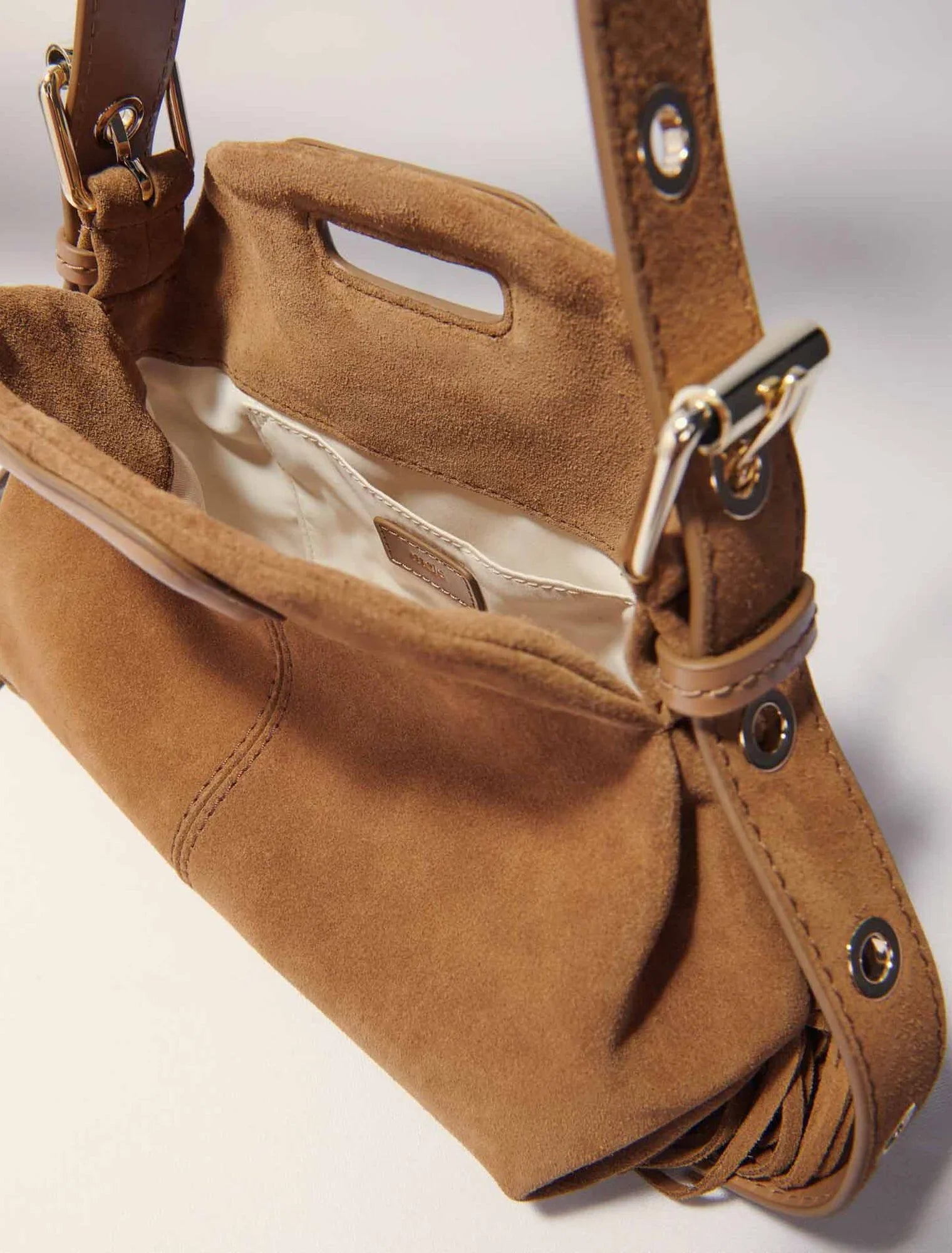 Camel-Miss M Shoulder Bag