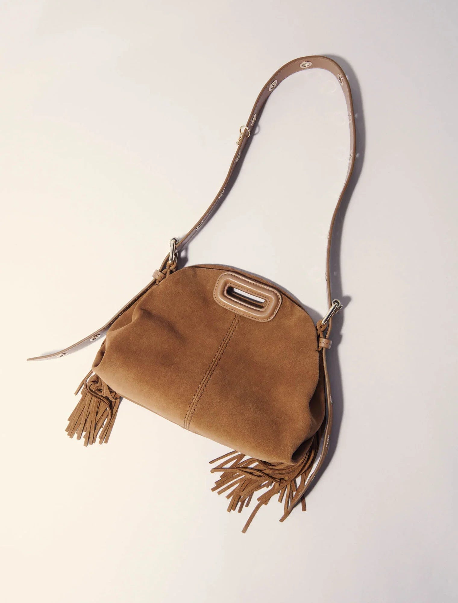 Camel-Miss M Shoulder Bag