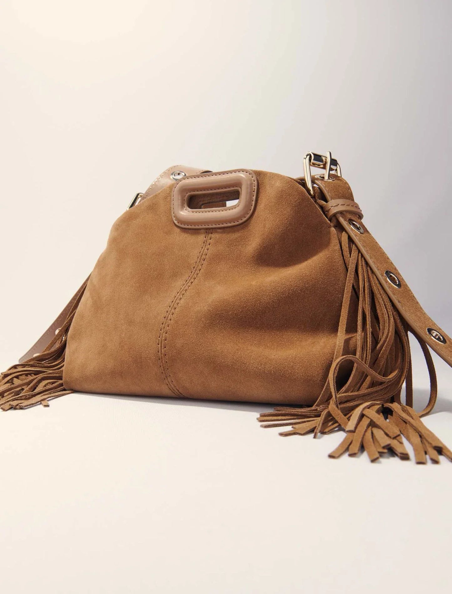 Camel-Miss M Shoulder Bag