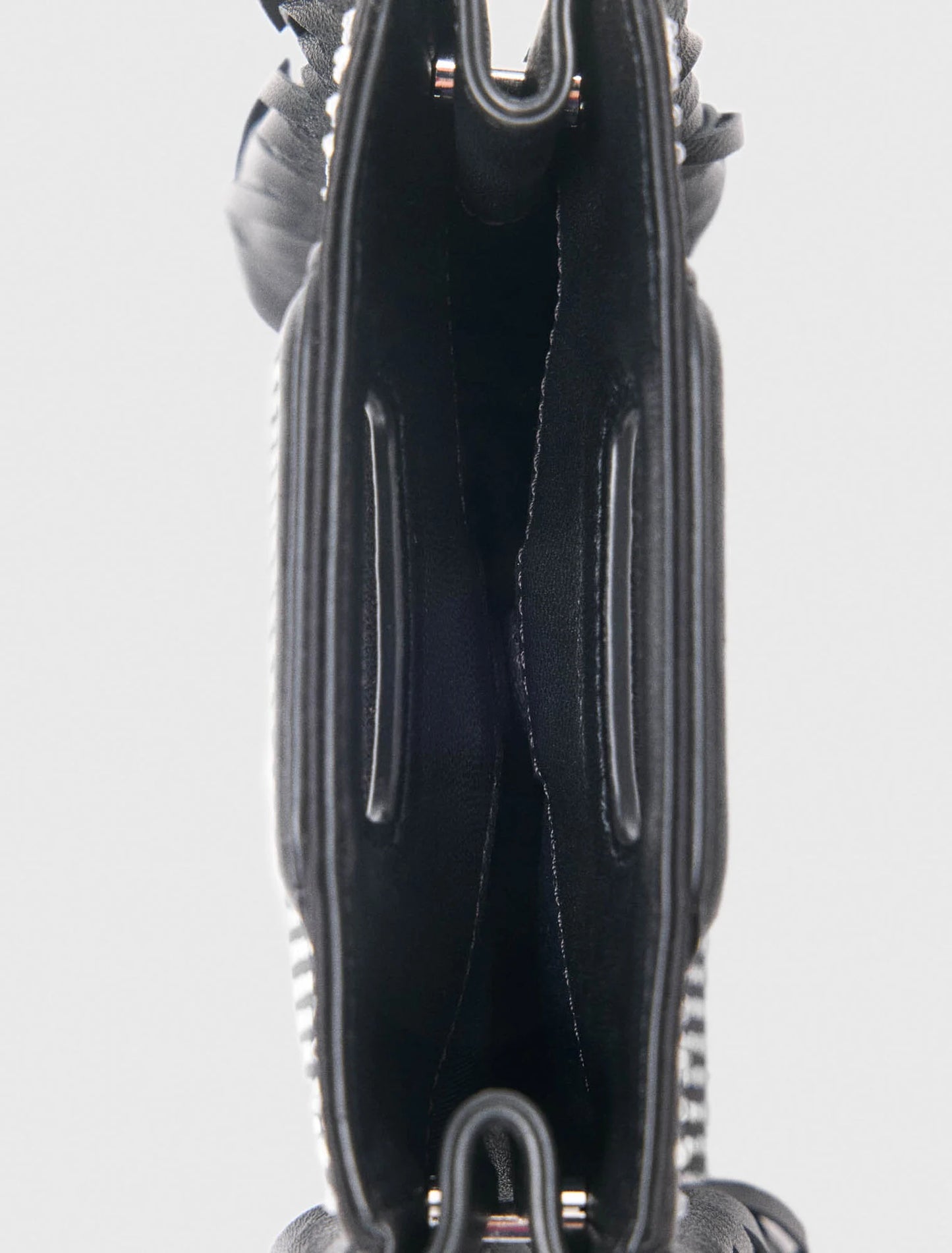 Rhinestone M mini bag Black