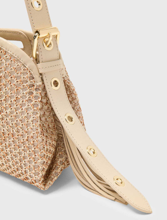 Miss M Mini Net Bag Nude