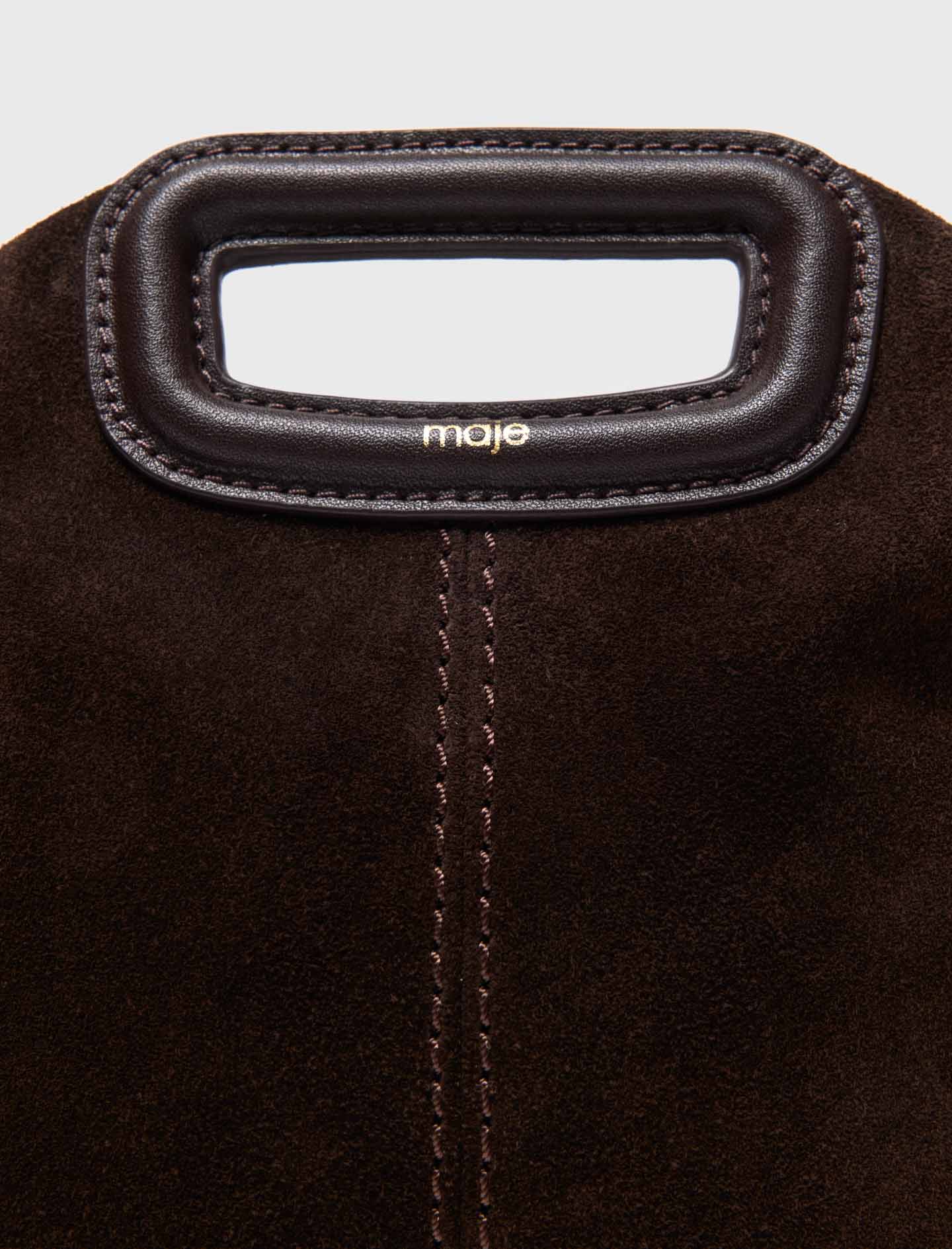 Suede Miss M bag Dark Brown