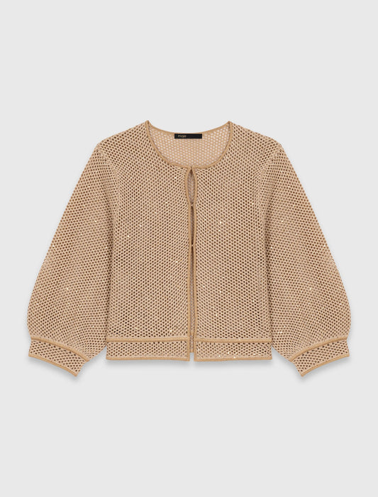 كارديغان مزينة بأحجار الراين