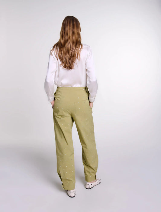 White-Silk satin shirt