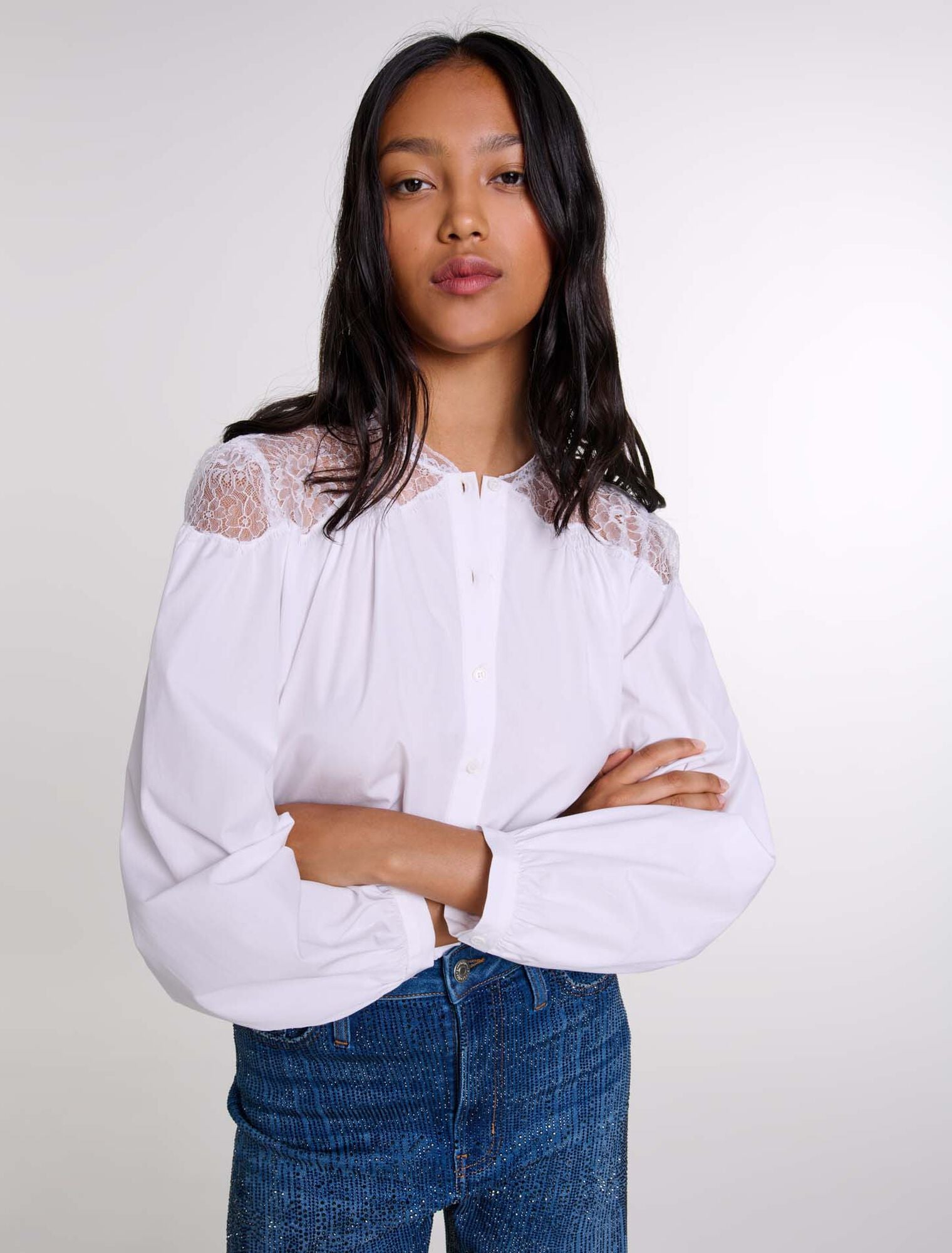 White Lace shirt