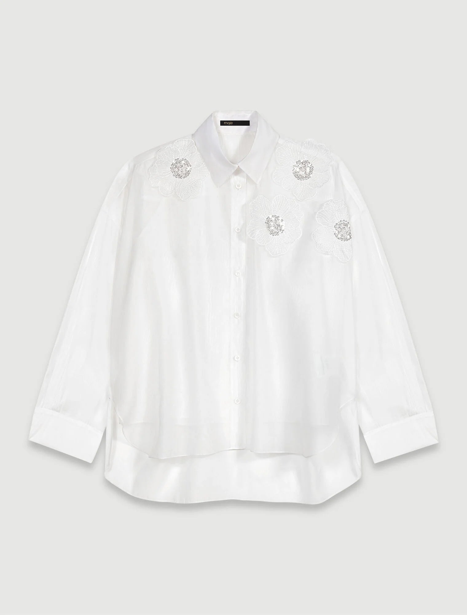 White-Organza shirt