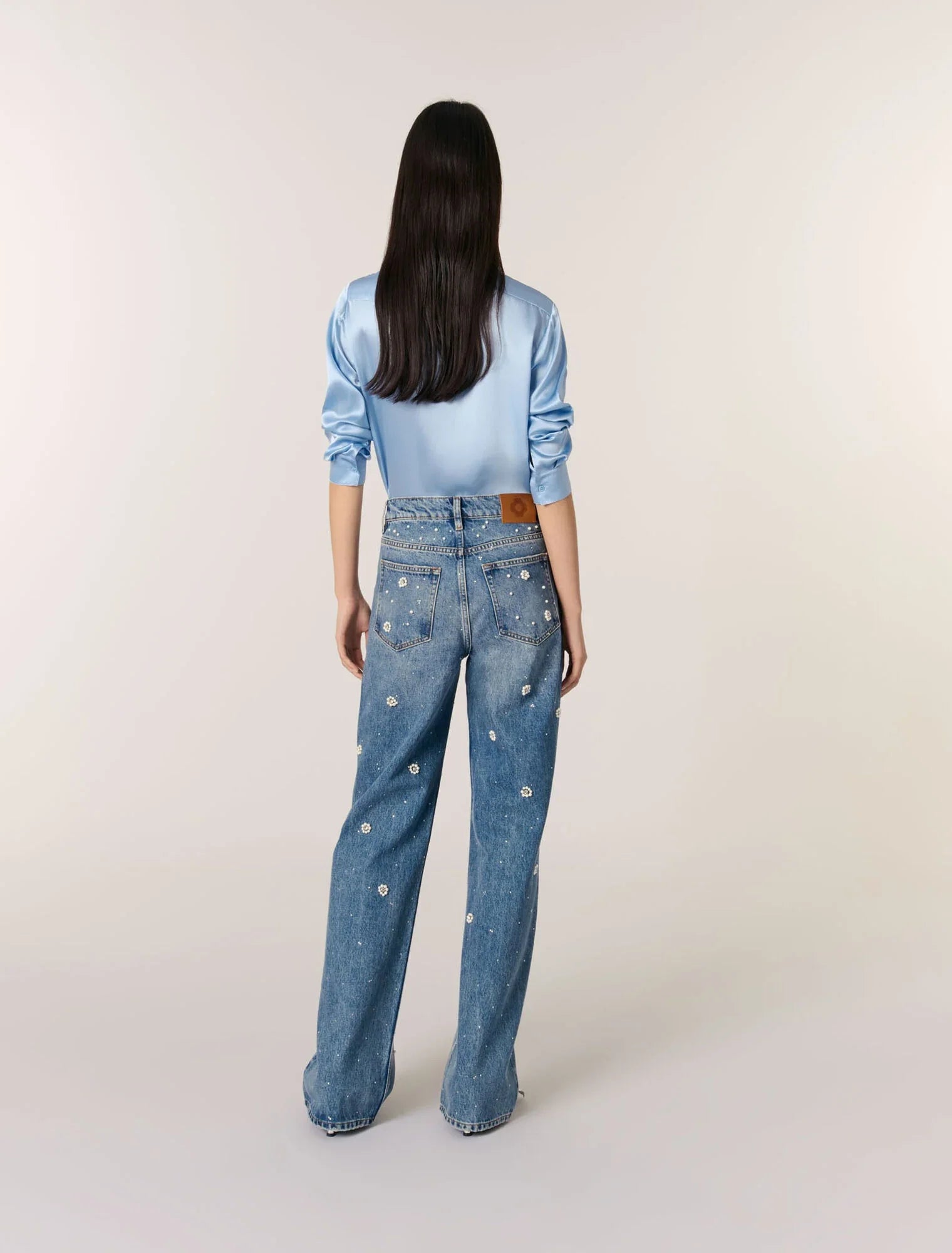 Blue-Silk Shirt
