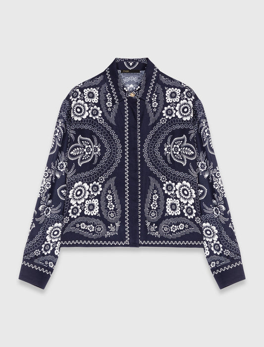 Flowing printed shirt