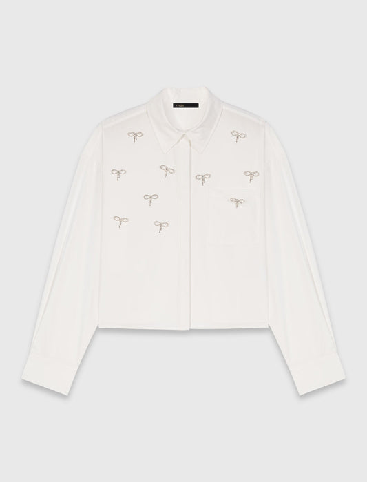 Jewel detail shirt