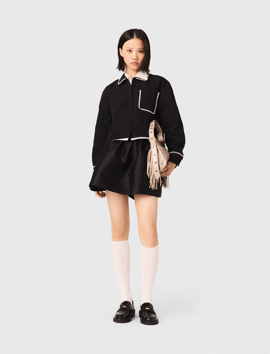 Taffeta Shirt Black