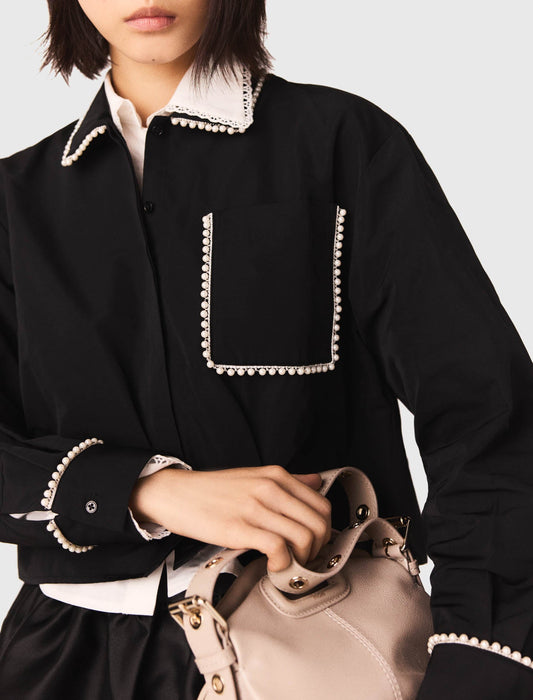 Taffeta Shirt Black