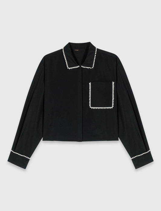 Taffeta Shirt Black