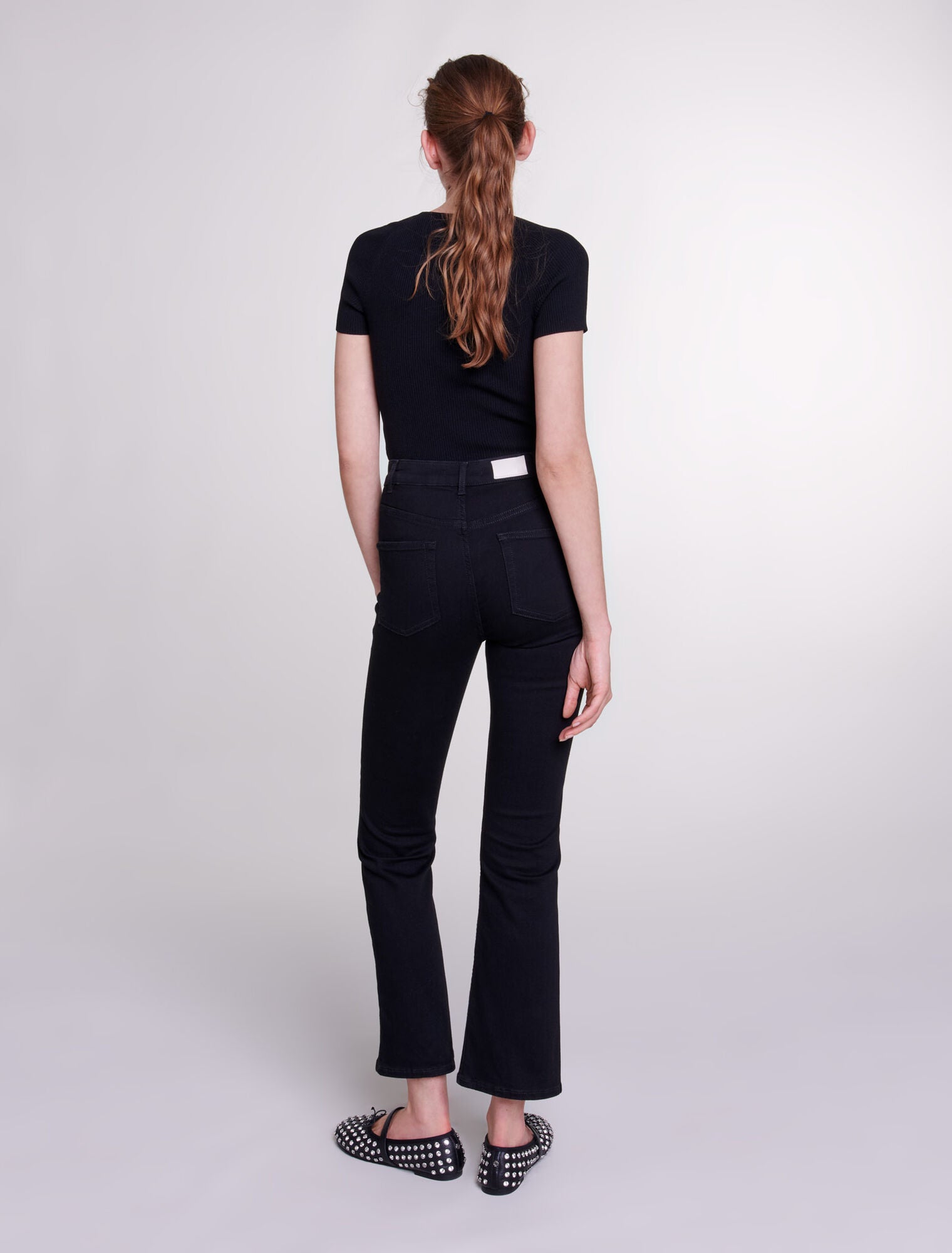 Black  -Flared jeans