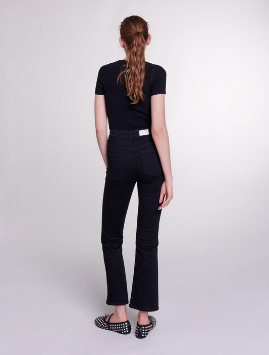 Black  -Flared jeans