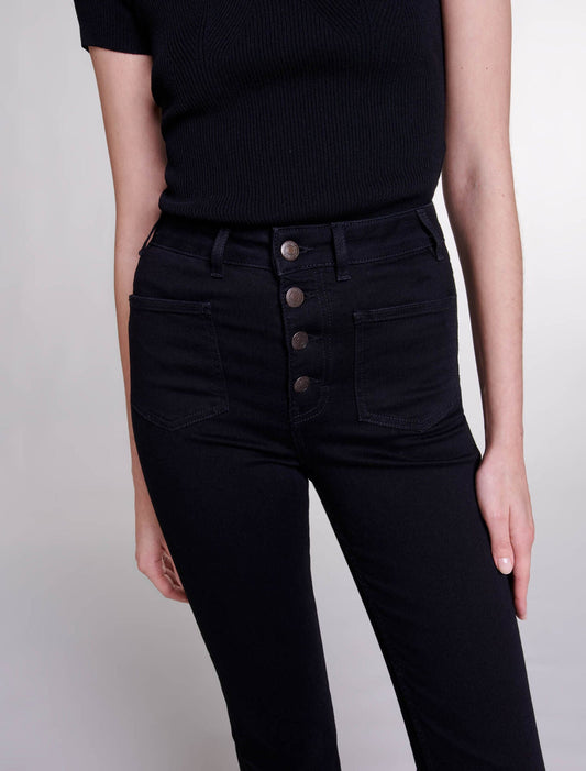 Black  -Flared jeans