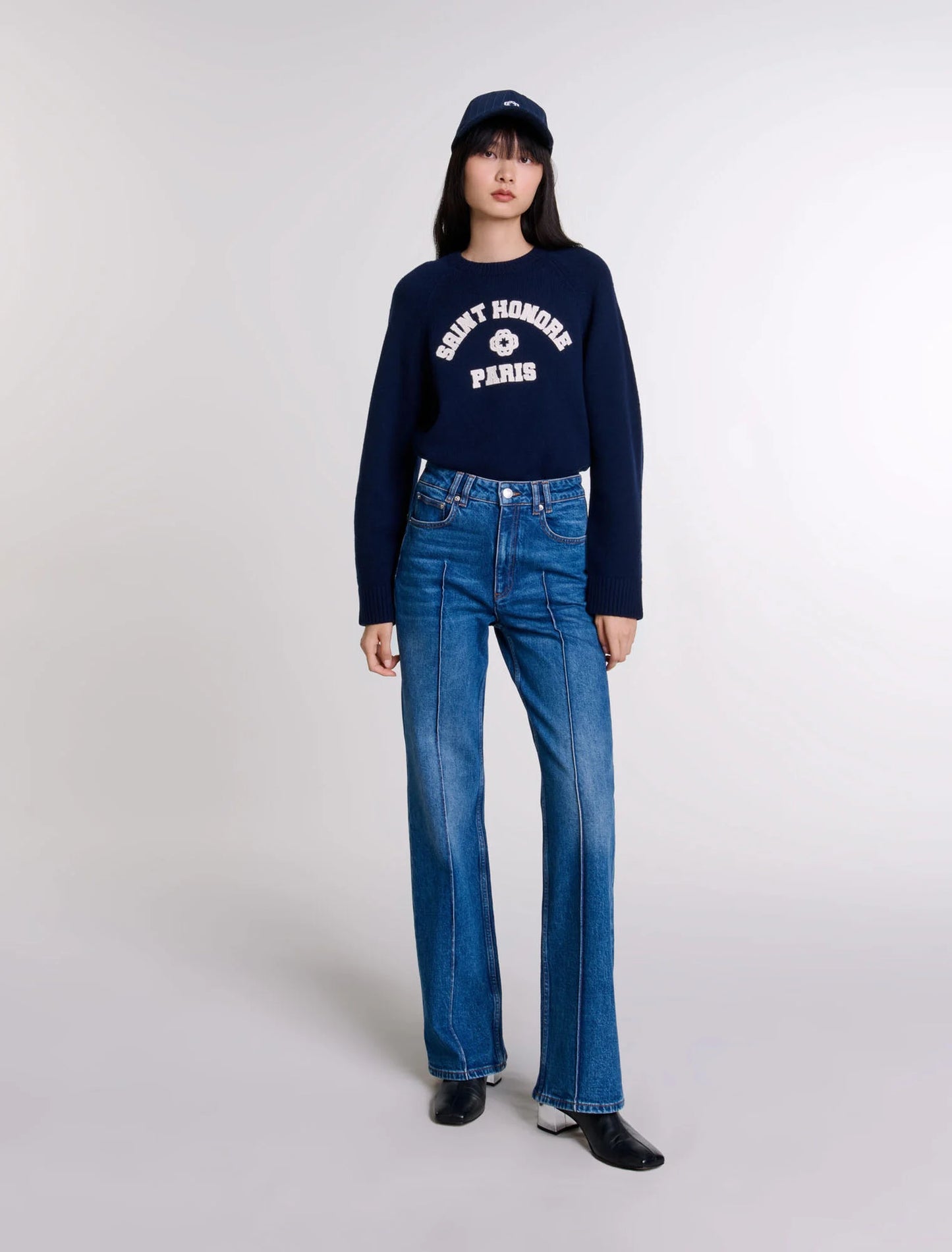 Blue featured-Straight-leg jeans