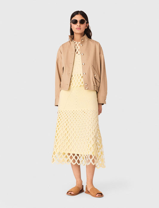 تنورة كروشيه ببطانة قابلة للإزالة