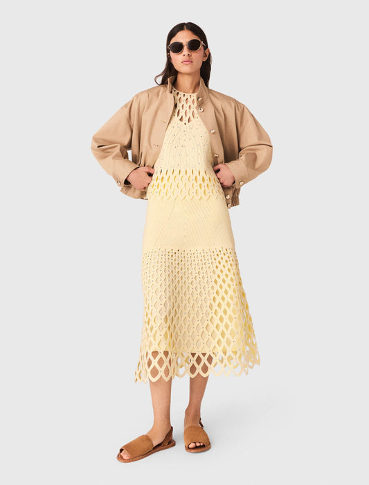 تنورة كروشيه ببطانة قابلة للإزالة