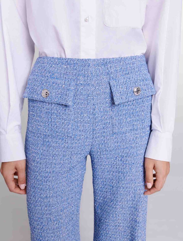 Blue-Tweed trousers