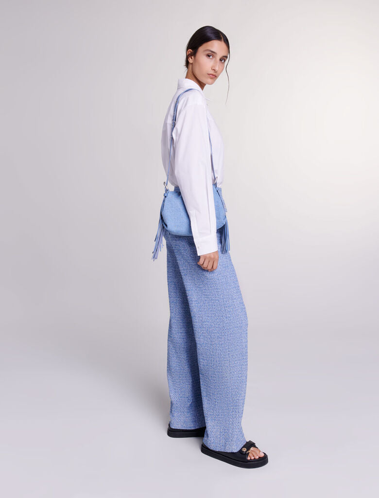 Blue-Tweed trousers