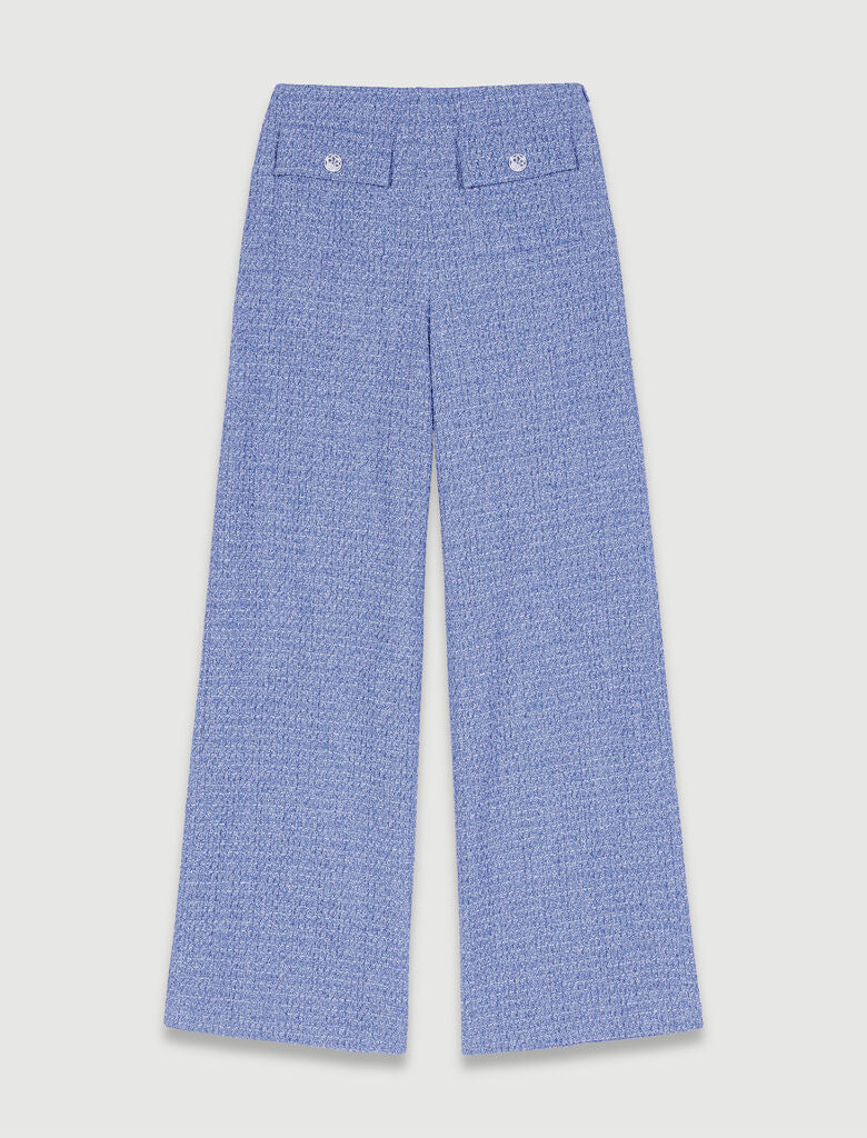 Blue-Tweed trousers