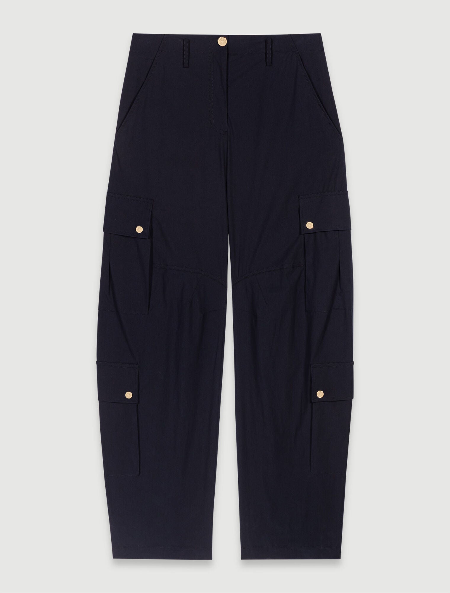 Navy-Cargo trousers