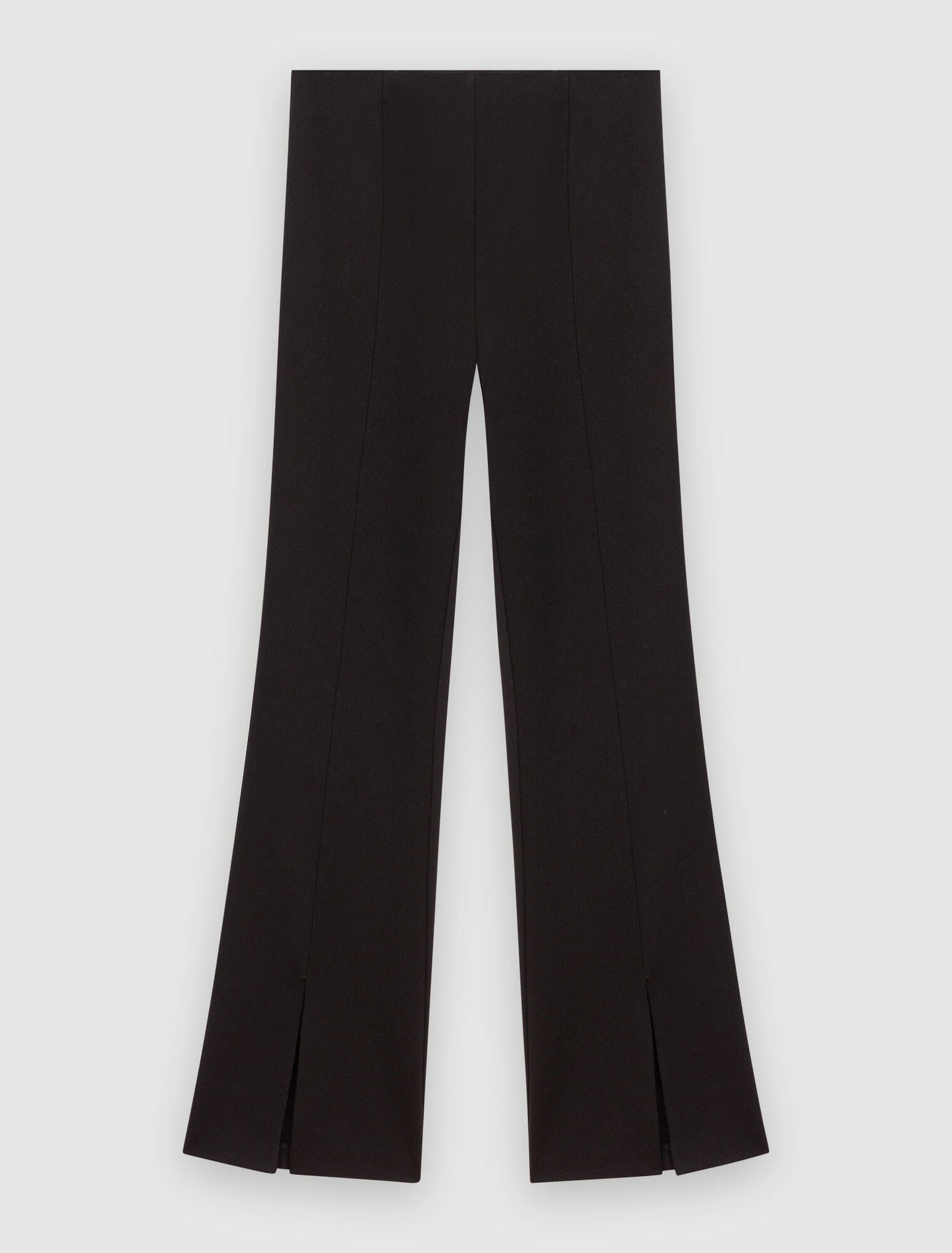 Black-Slit trousers