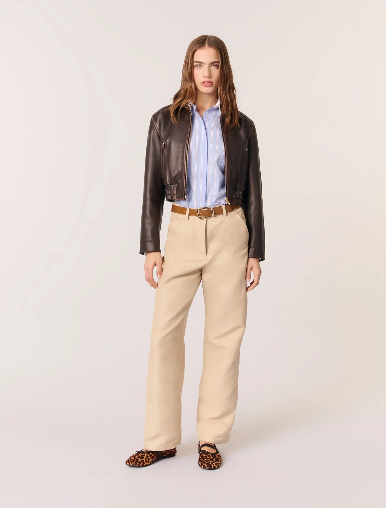 Beige-featured-Linen and cotton suit trousers