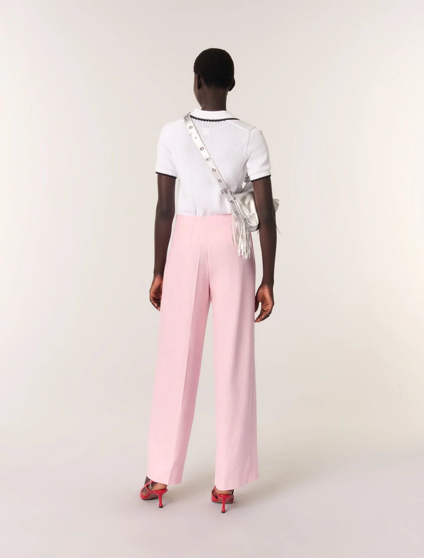 Pink-Suit trousers
