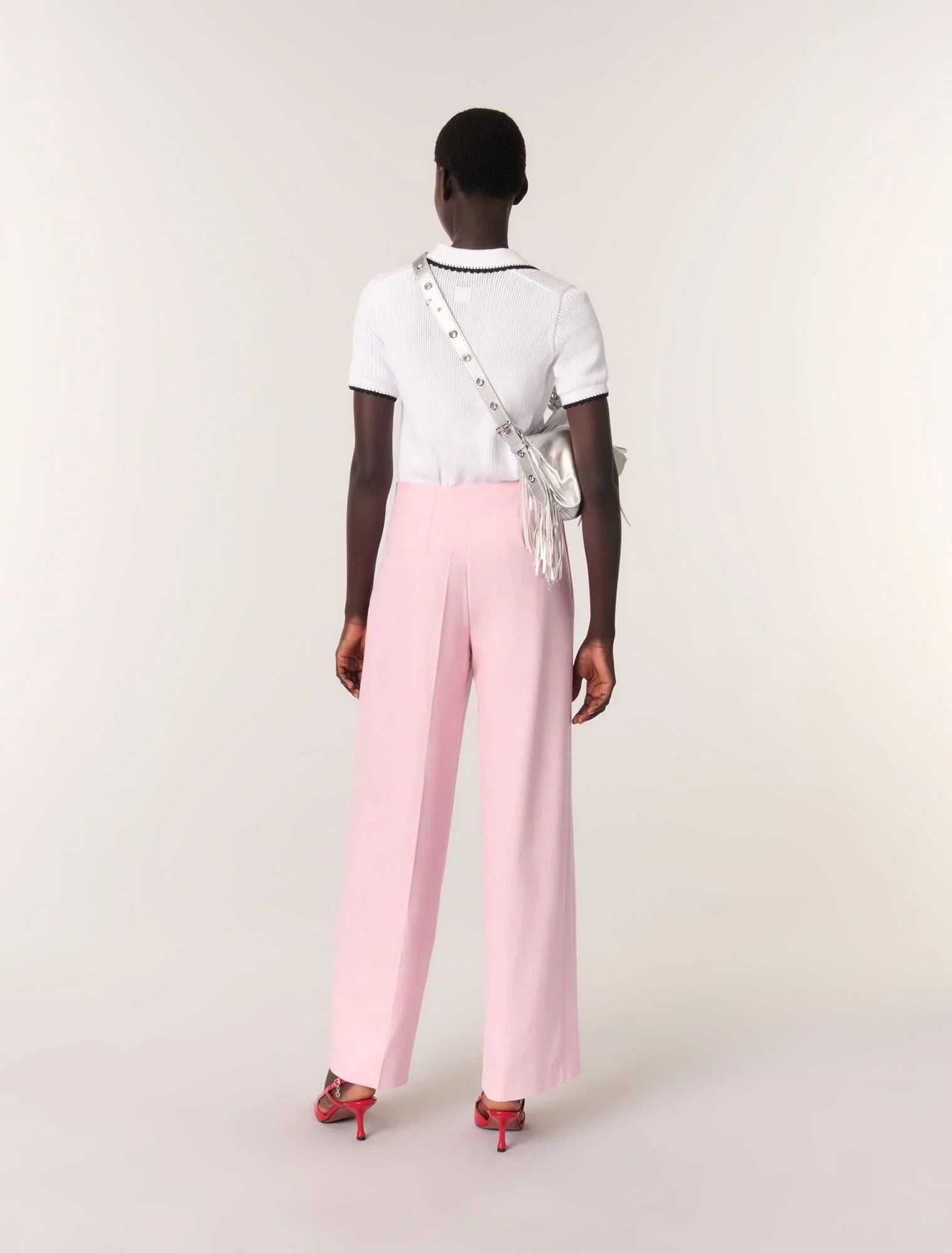 Pink-Suit trousers